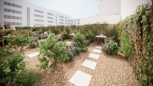 Somos Coliving 5 Terraza privade de habitacion en planta baja